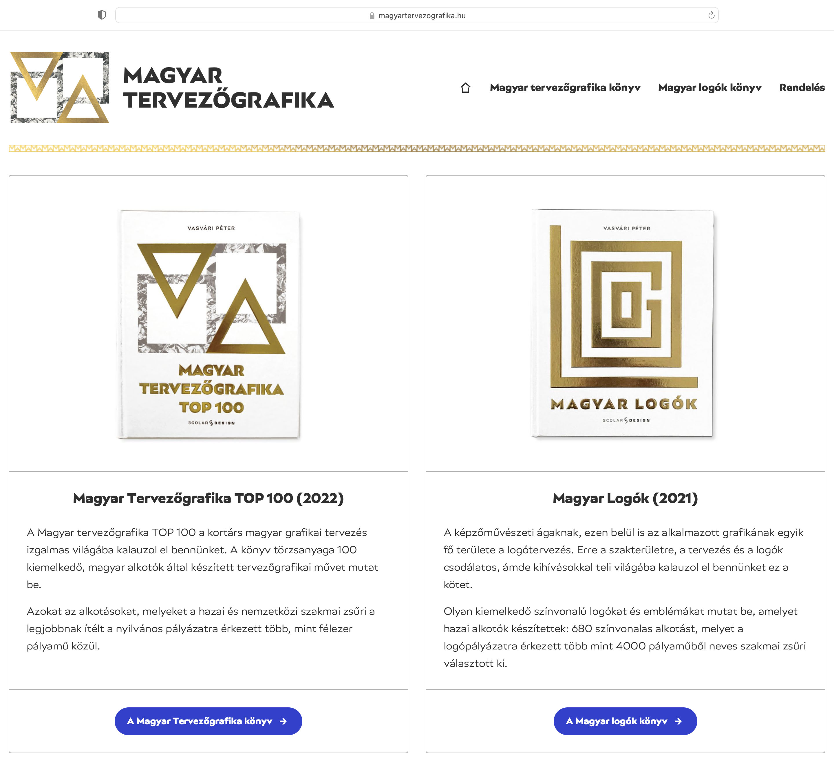 HUNGARIAN GRAPHIC DESIGN WEBSITE