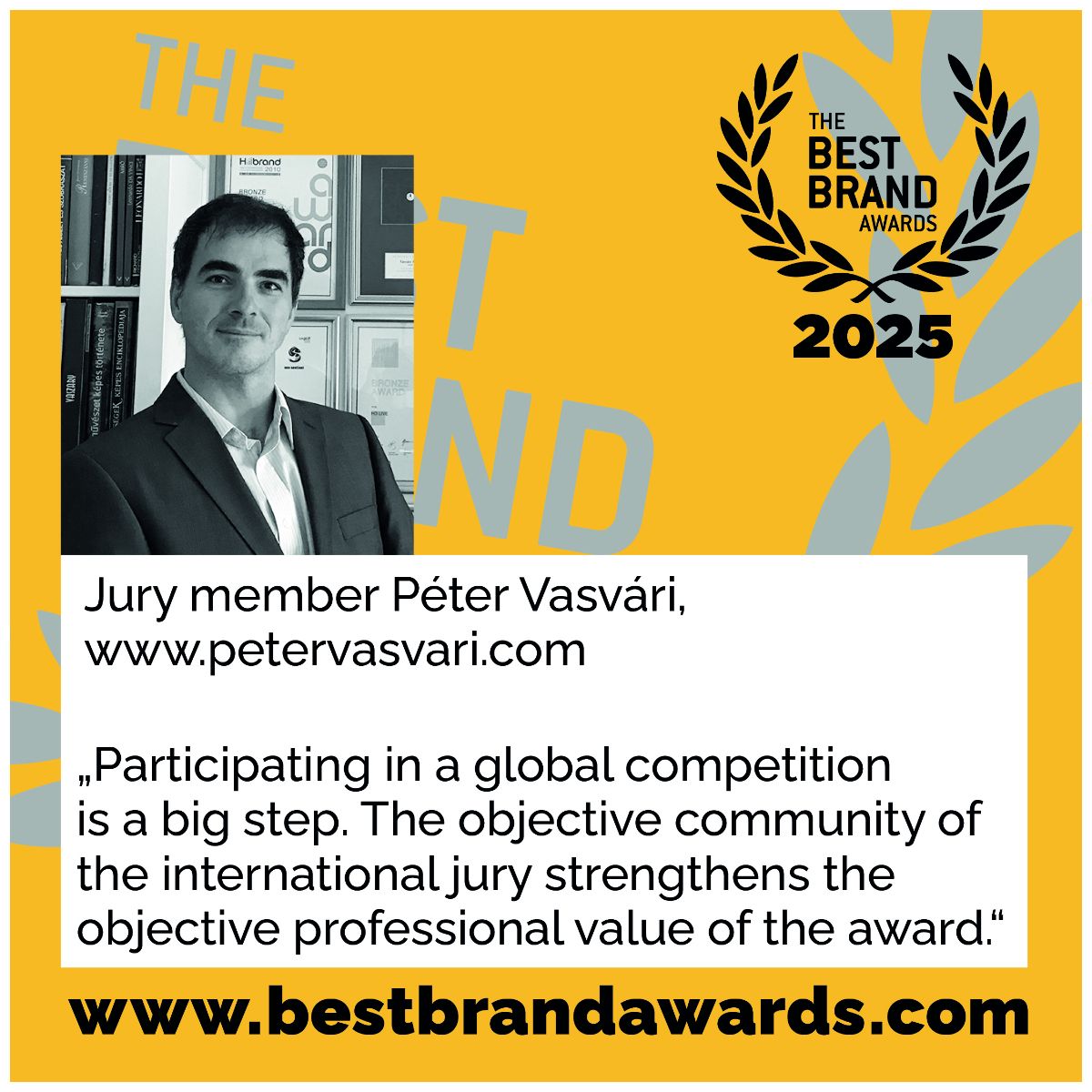 Jury member at the Best Brand Awards