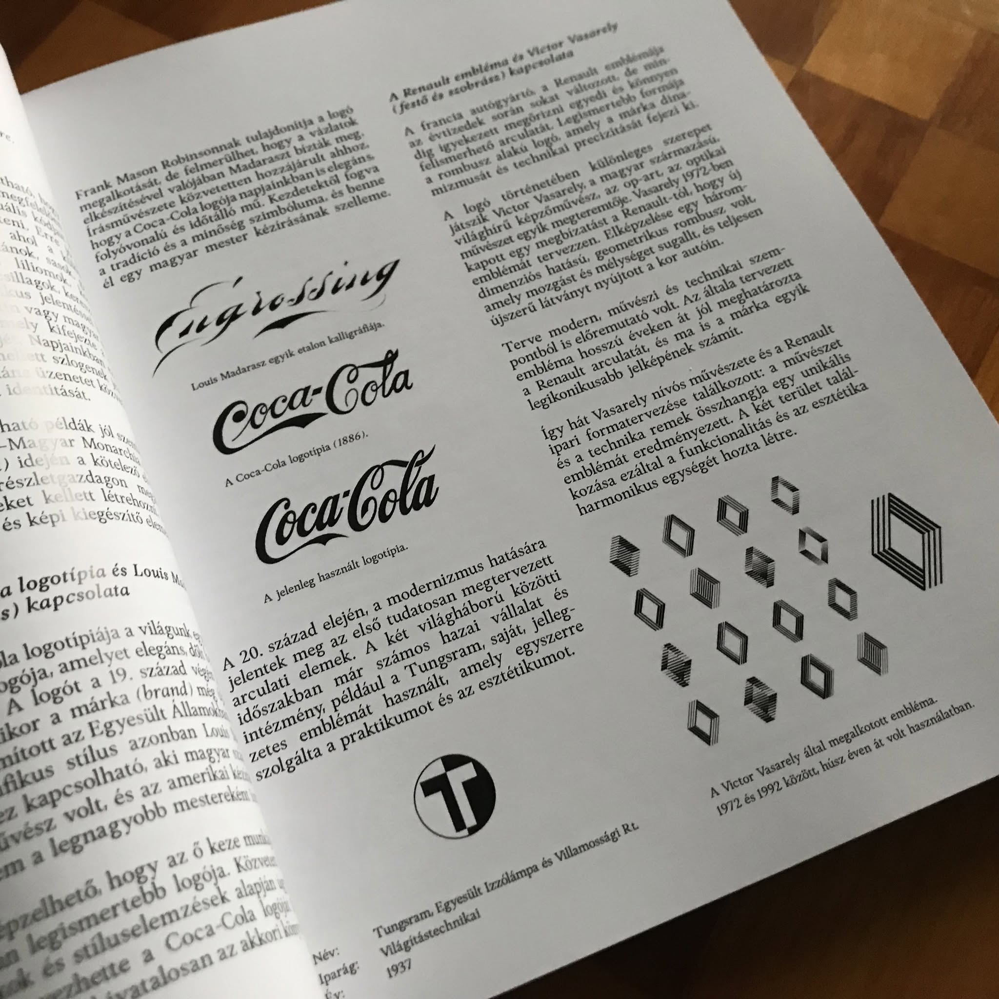 The Coca-Cola logotype and the Renault emblem